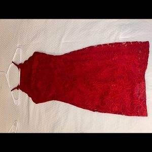 Red dress size Small worn once